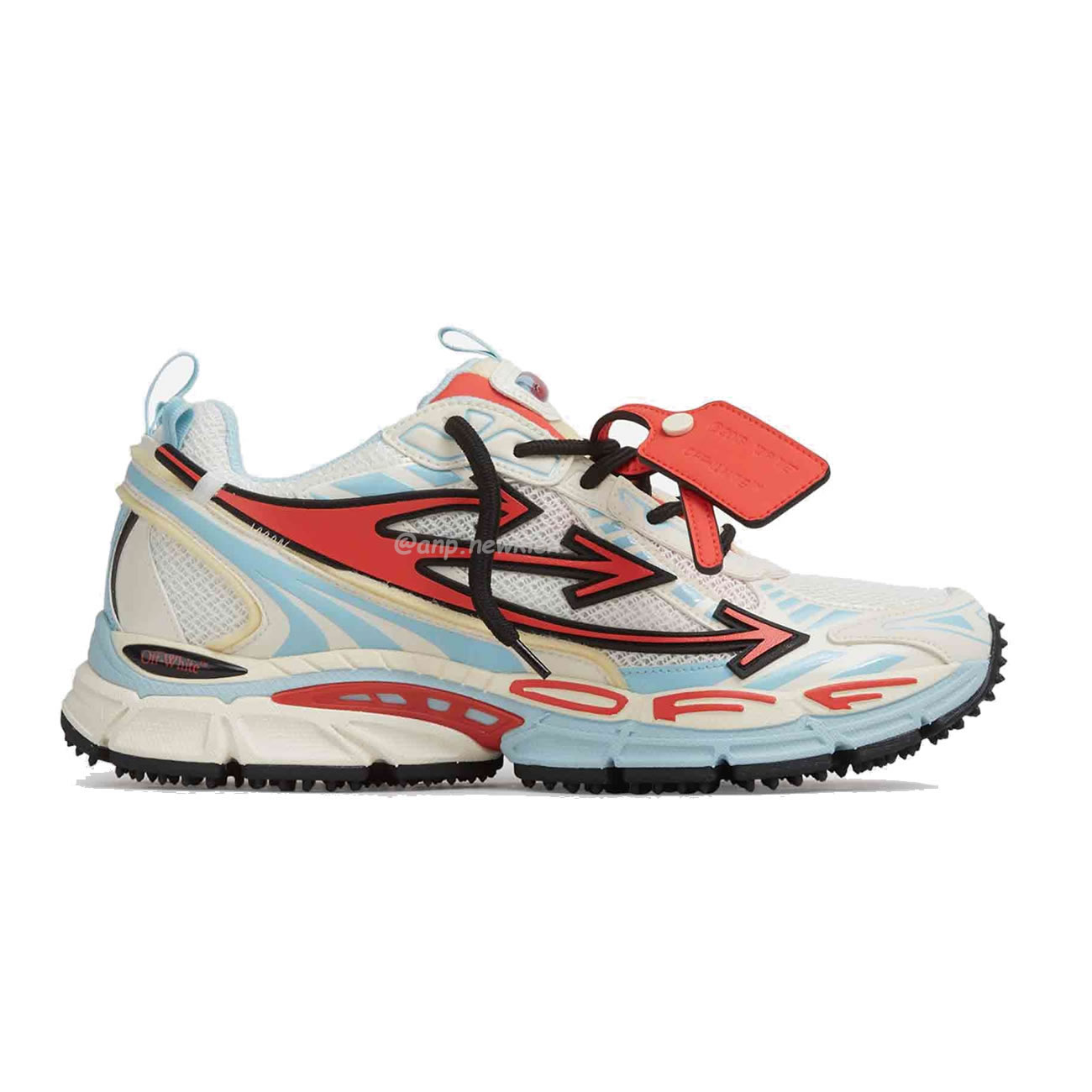 Off White Be Right Back Arrow Lace Up Sneakers (12) - www.newkick.vip